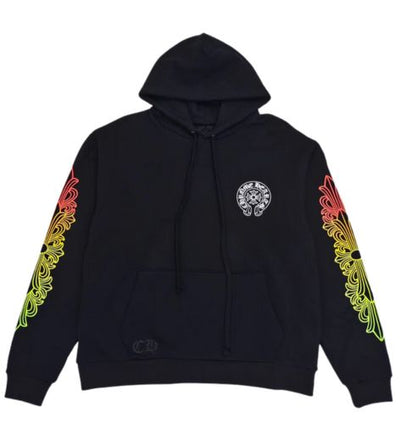 Chrome Hearts Gradient Floral Hoodie